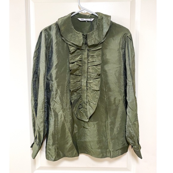 Zara Ruffled Blouse - Picture 6 of 11